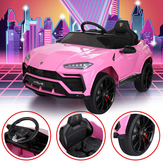 Licensed Lamborghini Urus SUV Ride-On Car for Kids with Remote Control and MP3 Player - 12V