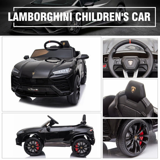 Licensed Lamborghini Urus SUV Ride-On Car for Kids with Remote Control and MP3 Player - 12V