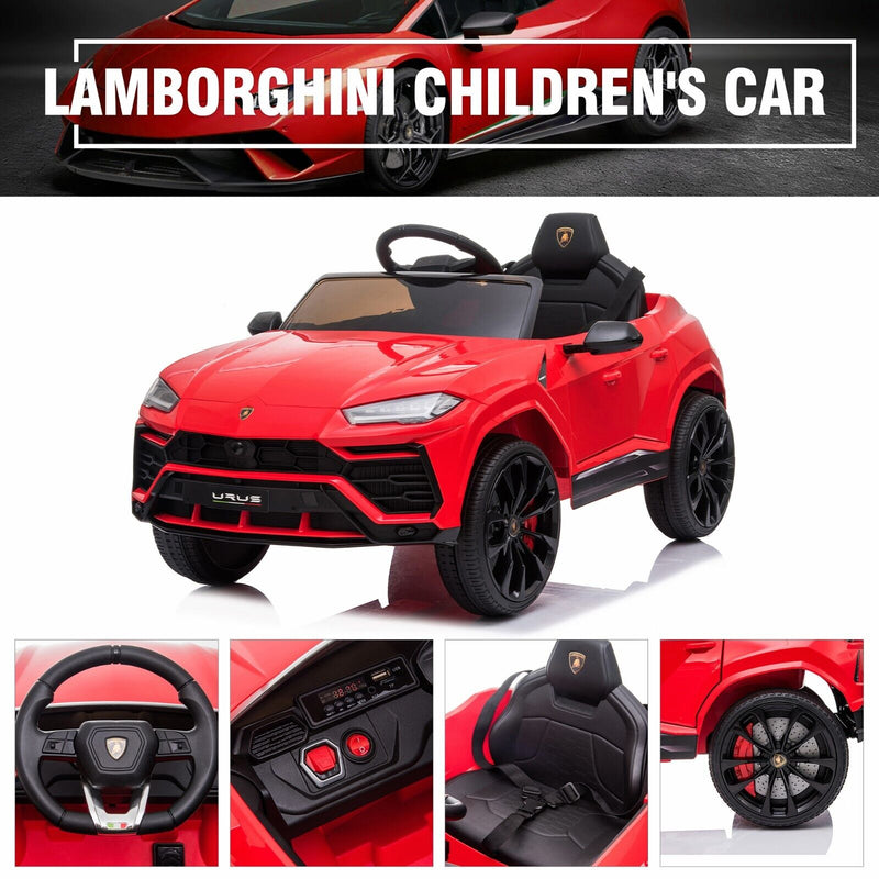 Load image into Gallery viewer, Licensed Lamborghini Urus SUV Ride-On Car for Kids with Remote Control and MP3 Player - 12V
