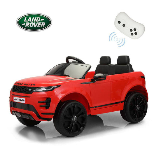 Licensed Land Rover Ride On Toy Car for Kids - 12V Electric Battery Powered, Red