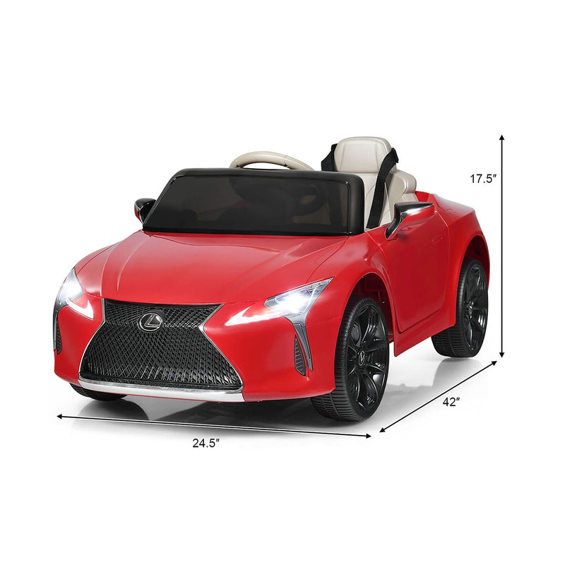 Load image into Gallery viewer, Licensed Lexus LC500 12V Electric Ride-On Car with Remote Control for Kids
