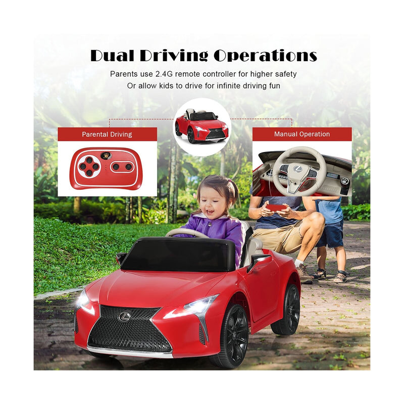 Load image into Gallery viewer, Licensed Lexus LC500 12V Electric Ride-On Car with Remote Control for Kids
