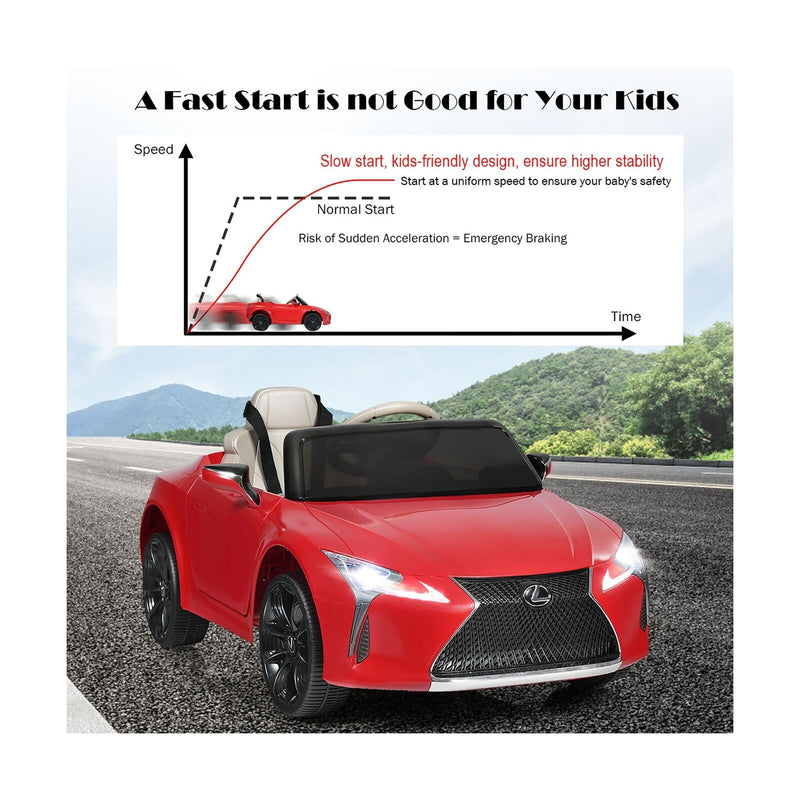 Load image into Gallery viewer, Licensed Lexus LC500 12V Electric Ride-On Car with Remote Control for Kids
