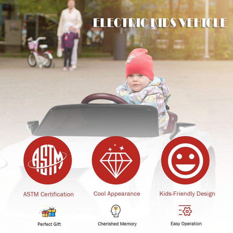 Load image into Gallery viewer, Licensed Lexus LC500 12V Kids Ride-On Car with Remote Control - White
