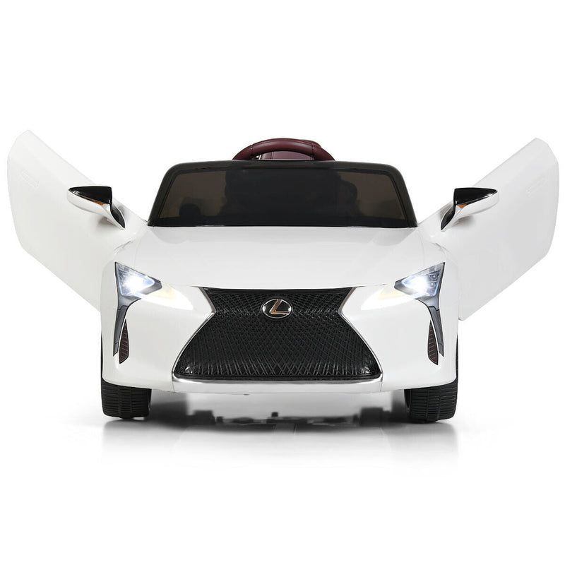 Load image into Gallery viewer, Licensed Lexus LC500 Electric Ride-On Car for Kids with Remote Control - White
