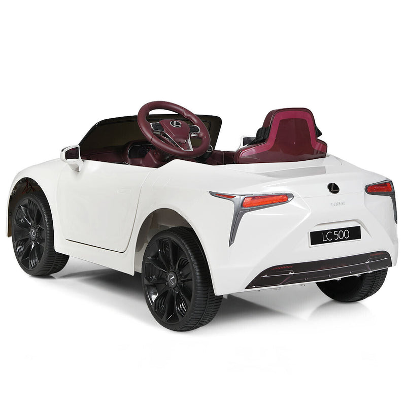 Load image into Gallery viewer, Licensed Lexus LC500 Electric Ride-On Car for Kids with Remote Control - White
