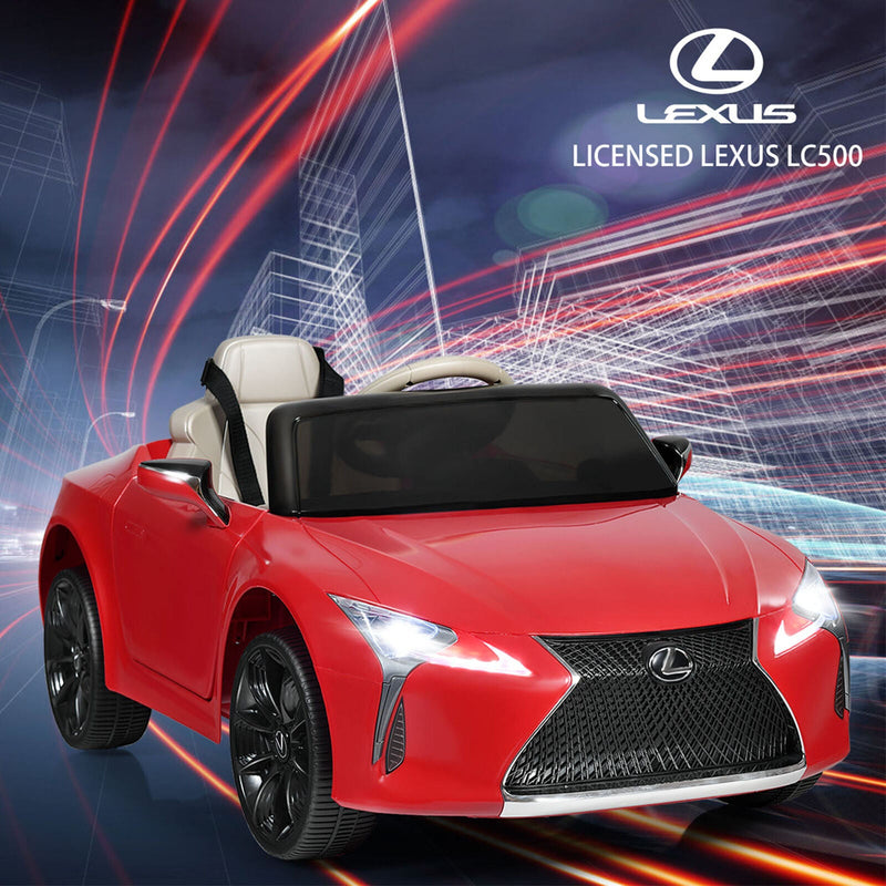 Load image into Gallery viewer, Licensed Lexus LC500 Kids Ride On Car with MP3 and Remote Control - Red (12V)
