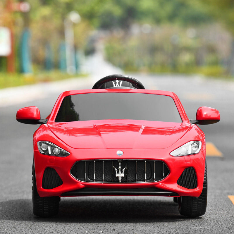 Load image into Gallery viewer, Licensed Maserati GranCabrio 12V Ride-On Car for Kids with Music &amp; Remote Control - Red
