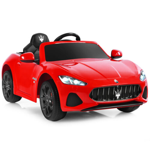 Load image into Gallery viewer, Licensed Maserati GranCabrio 12V Ride-On Car for Kids with Remote Control and Music - Red
