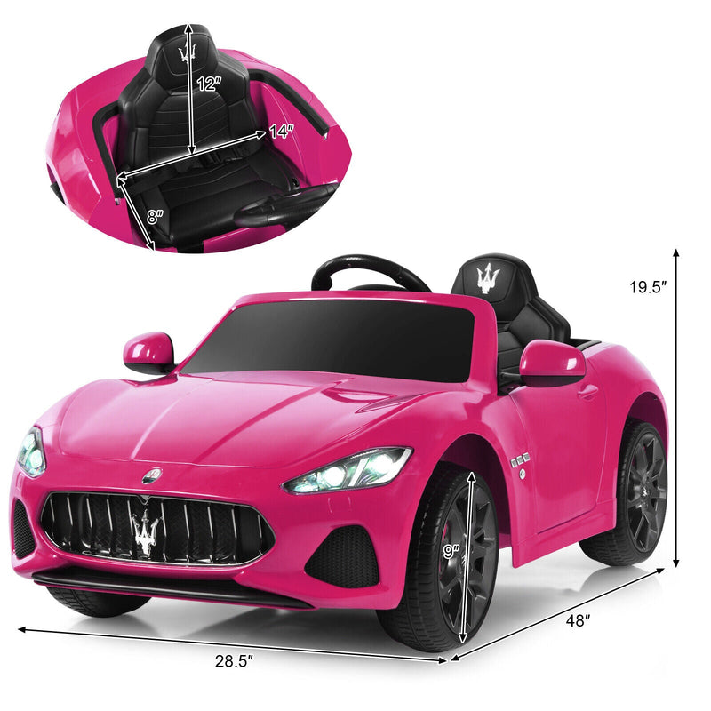 Load image into Gallery viewer, Licensed Maserati GranCabrio 12V Ride On Car with Remote Control and Music for Kids
