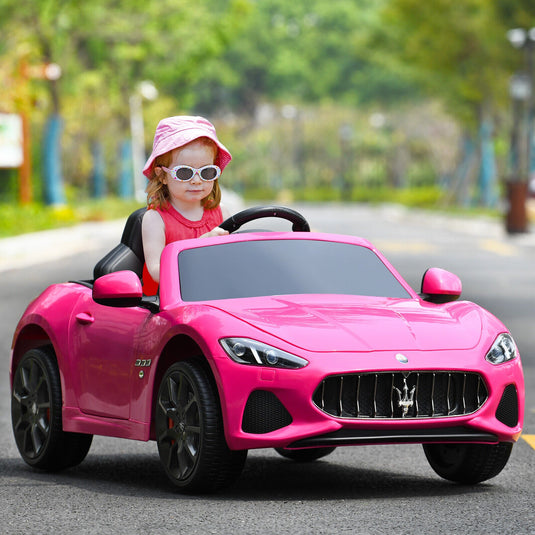 Licensed Maserati GranCabrio 12V Ride On Car with Remote Control and Music for Kids