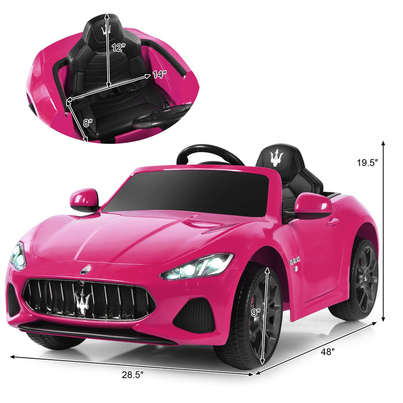 Load image into Gallery viewer, Licensed Maserati GranCabrio 12V Ride On Car with Remote Control and Music for Kids
