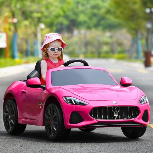 Licensed Maserati GranCabrio 12V Ride On Car with Remote Control and Music for Kids