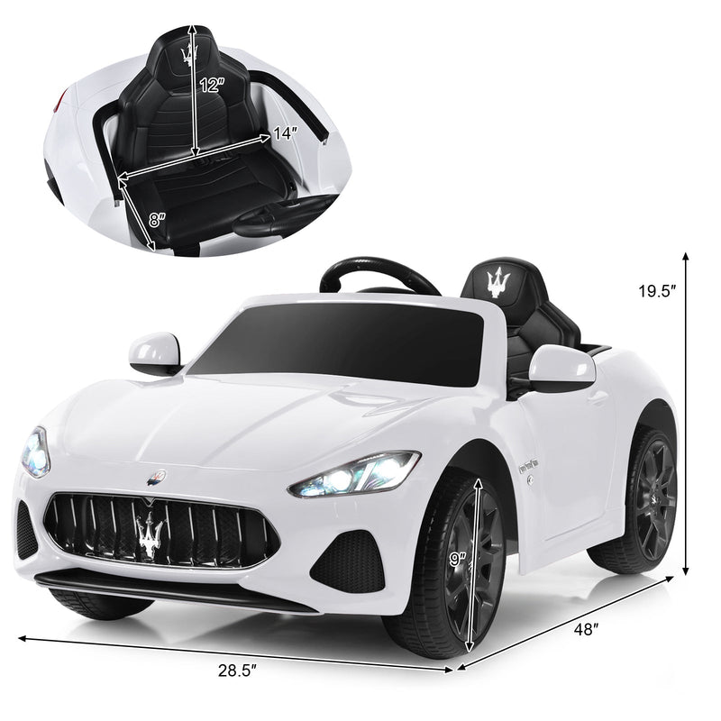 Load image into Gallery viewer, Licensed Maserati GranCabrio 12V Ride On Car with Remote Control and Music for Kids
