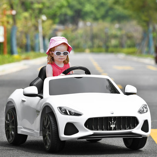 Licensed Maserati GranCabrio 12V Ride On Car with Remote Control and Music for Kids