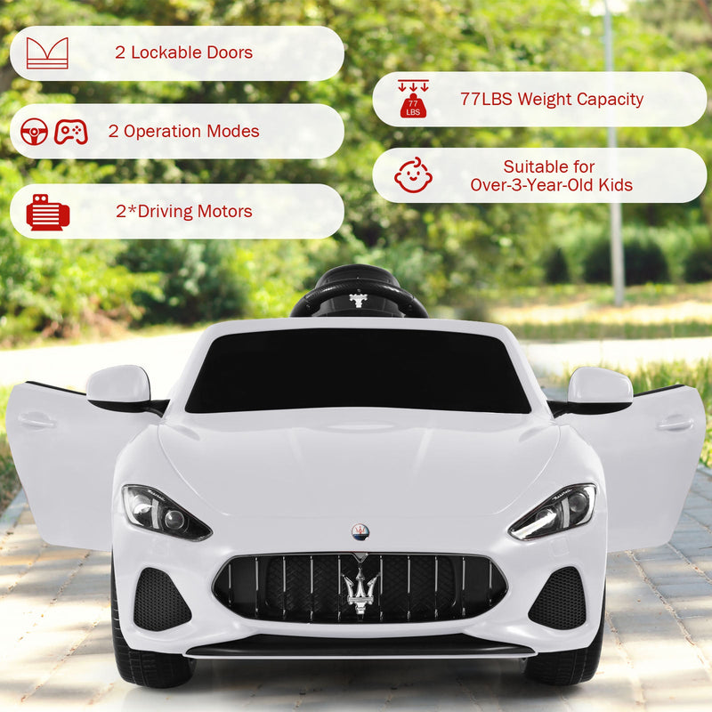 Load image into Gallery viewer, Licensed Maserati GranCabrio 12V Ride On Car with Remote Control and Music for Kids
