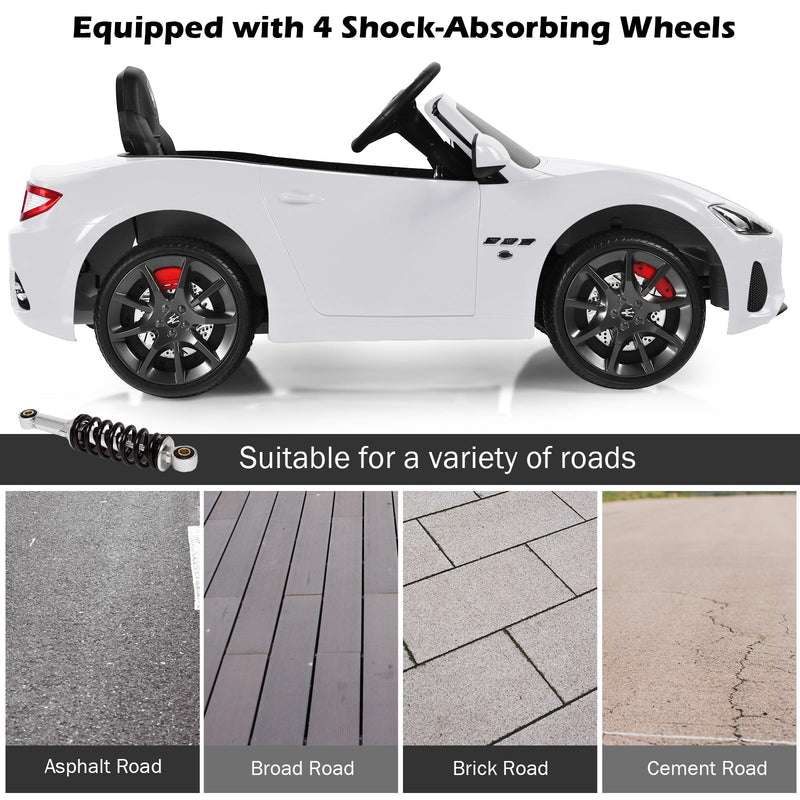Load image into Gallery viewer, Licensed Maserati GranCabrio 12V Ride On Car with Remote Control and Music for Kids
