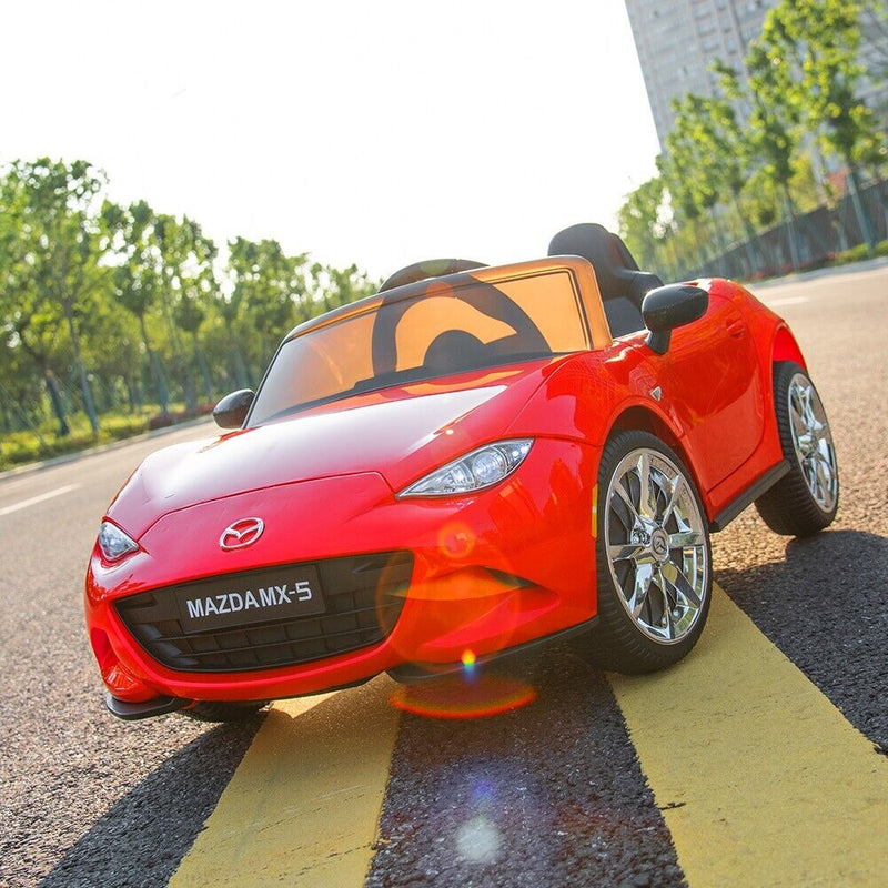 Load image into Gallery viewer, Licensed Mazda 12V Ride-On Car for Kids with Remote Control and LED Lights
