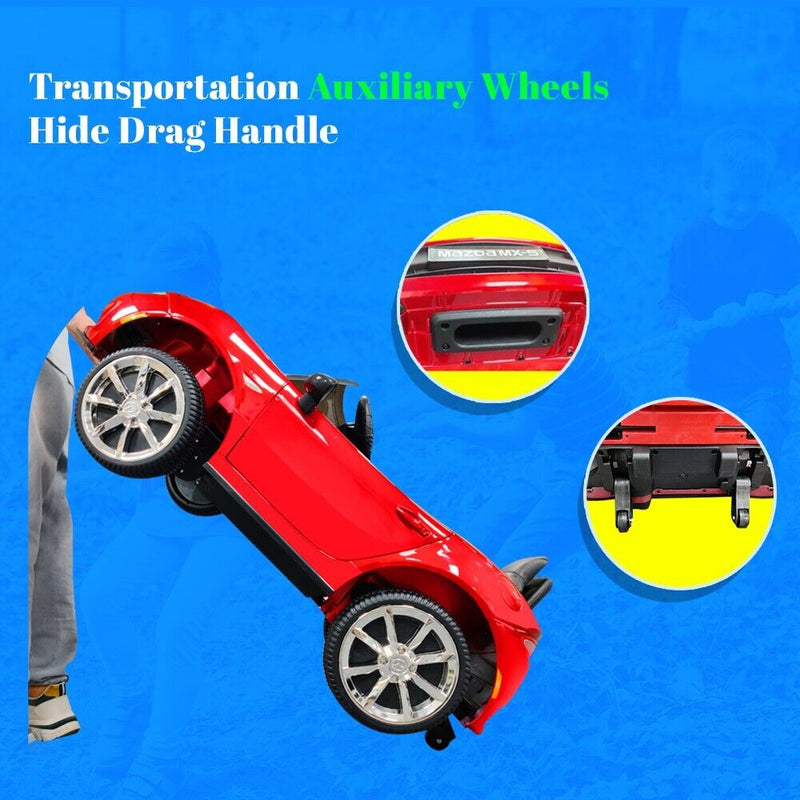 Load image into Gallery viewer, Licensed Mazda 12V Ride-On Car for Kids with Remote Control and LED Lights
