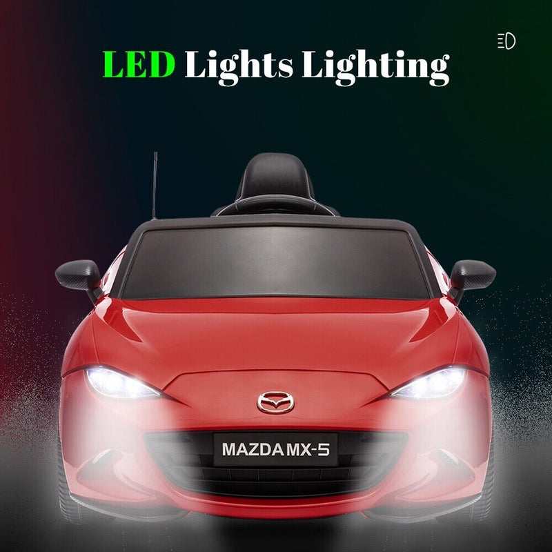 Load image into Gallery viewer, Licensed Mazda 12V Ride-On Car for Kids with Remote Control and LED Lights
