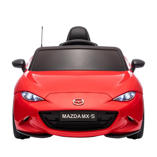 Licensed Mazda 12V Ride-On Car for Kids with Remote Control and LED Lights