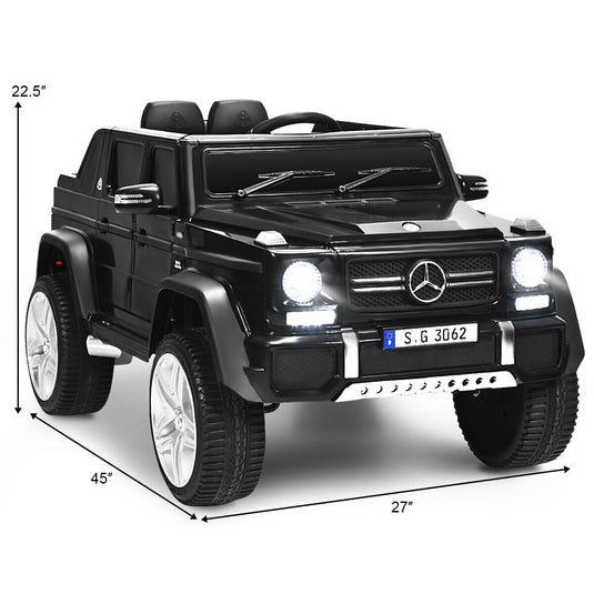 Licensed Mercedes Benz 12V Electric Kids RC Ride On Car - Battery Powered