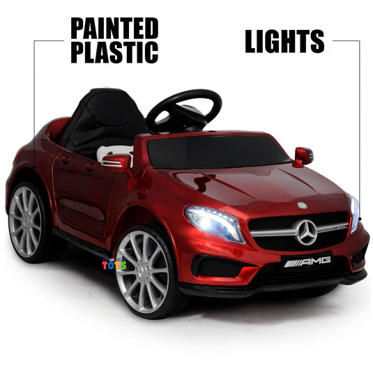 Licensed Mercedes-Benz 12V Kids Ride On Car with R/C and MP3 Music - Available in Multiple Colors
