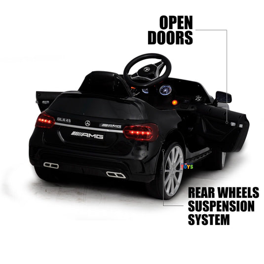 Licensed Mercedes-Benz 12V Kids Ride On Car with R/C and MP3 Music - Available in Multiple Colors