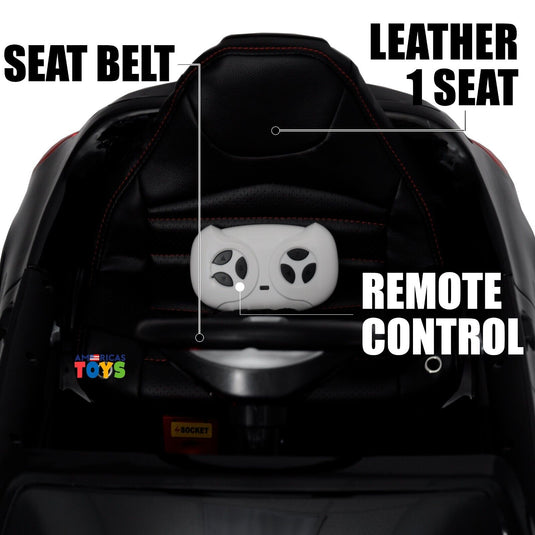 Licensed Mercedes-Benz 12V Kids Ride On Car with R/C and MP3 Music - Available in Multiple Colors