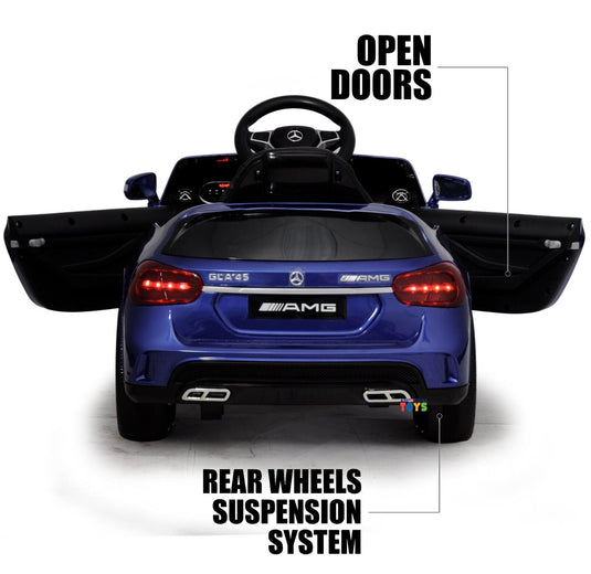 Licensed Mercedes-Benz 12V Kids Ride On Car with R/C and MP3 Music - Available in Multiple Colors