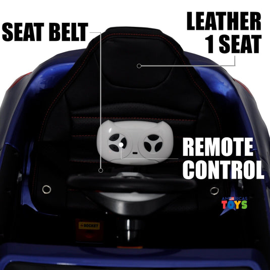 Licensed Mercedes-Benz 12V Kids Ride On Car with R/C and MP3 Music - Available in Multiple Colors