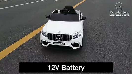 Licensed Mercedes-Benz 12V One Seater Car with R/C and MP3 - Available in Multiple Colors