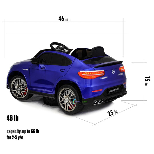 Licensed Mercedes-Benz 12V One Seater Car with R/C and MP3 - Available in Multiple Colors