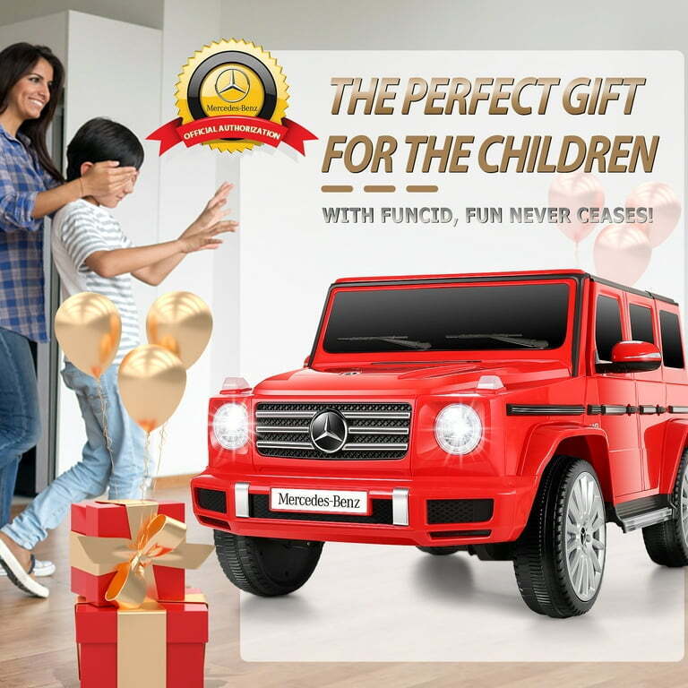 Load image into Gallery viewer, Licensed Mercedes-Benz 12V Ride On Car for Kids with Remote Control and LED Lights - 3 Speed Options
