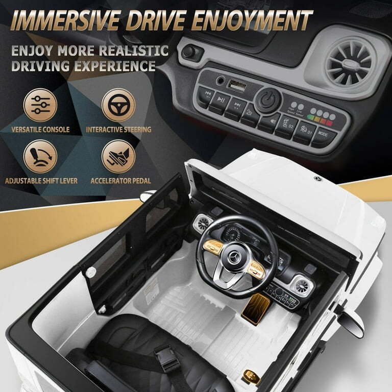 Load image into Gallery viewer, Licensed Mercedes-Benz 12V Ride On Car for Kids with Remote Control and LED Lights - 3 Speed Options
