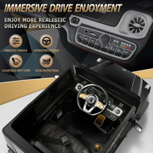 Licensed Mercedes-Benz SUV Electric Ride-On Car for Kids with Remote Control - 12V