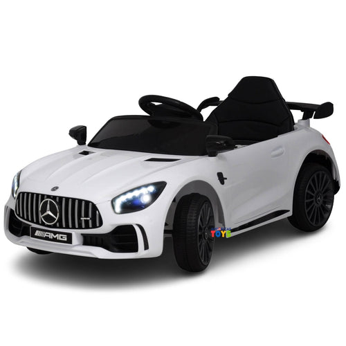 Licensed Mercedes-Benz 12V Ride-On Car with RC Control, MP3 Player, and Multiple Color Options for Kids
