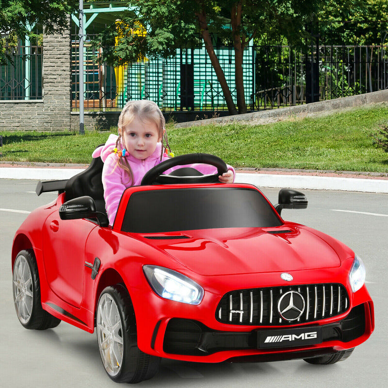 Load image into Gallery viewer, Licensed Mercedes Benz AMG GTR 12V Ride On Car with Remote Control and MP3 Player for Kids
