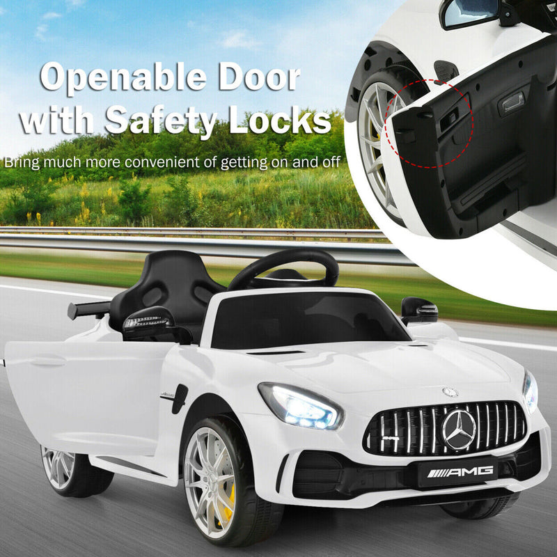 Load image into Gallery viewer, Licensed Mercedes Benz AMG GTR 12V Ride On Car with Remote Control and MP3 Player for Kids
