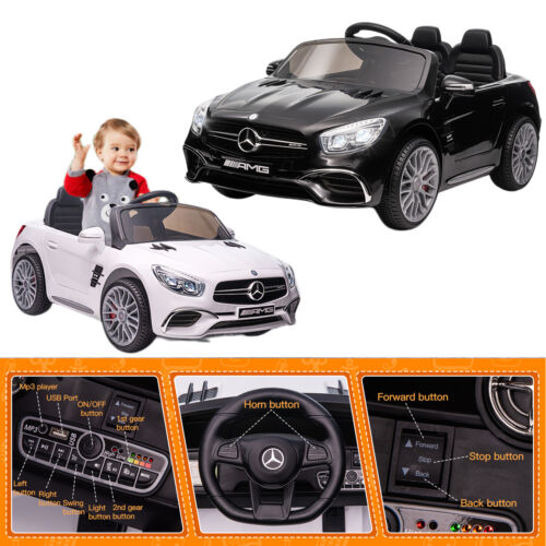 Load image into Gallery viewer, Licensed Mercedes Benz AMG SL65 Electric Ride-On Car for Kids with Remote Control - 12V
