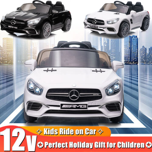 Load image into Gallery viewer, Licensed Mercedes-Benz Electric Ride-On Car for Kids with LED Lights, Music, and Remote Control
