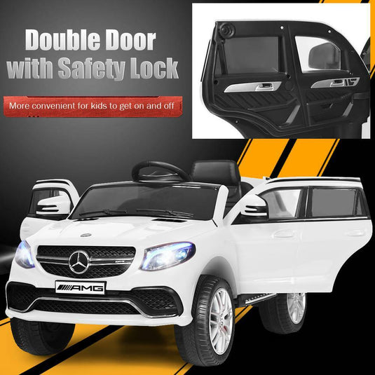 Licensed Mercedes Benz Electric Ride-On Car for Kids with MP3 and Remote Control