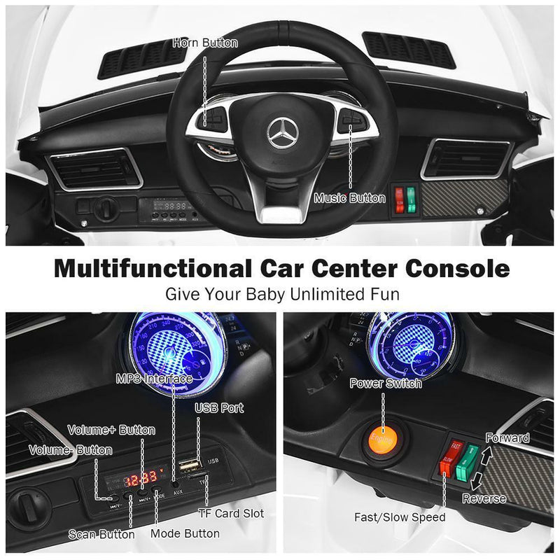 Load image into Gallery viewer, Licensed Mercedes Benz Electric Ride-On Car for Kids with MP3 and Remote Control
