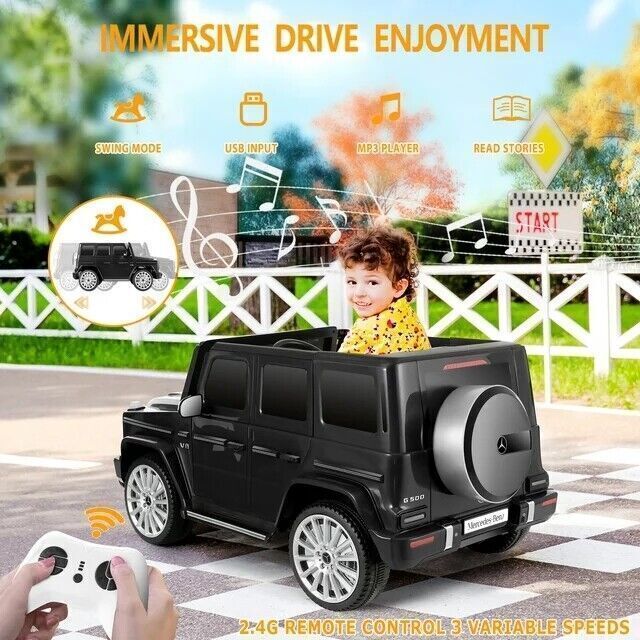 Load image into Gallery viewer, Licensed Mercedes-Benz G500 4WD Kids Ride-On Car with Remote Control - 12V
