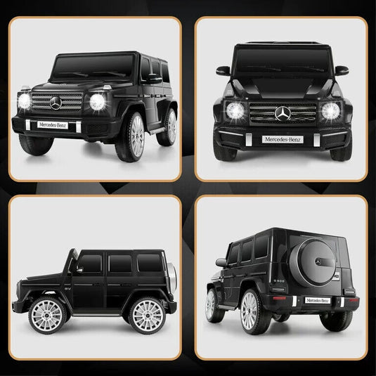 Licensed Mercedes Benz G500 Electric Ride-On Car for Kids, 12V Battery Powered Vehicle