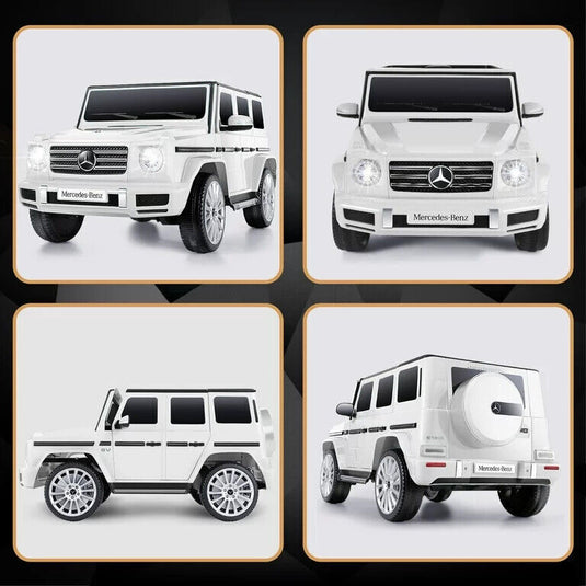 Licensed Mercedes Benz G500 Electric Ride-On Car for Kids, 12V Battery Powered Vehicle