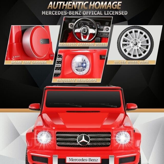 Load image into Gallery viewer, 12V Battery Powered G500 Kids Ride on Car with Parental Remote Control and LED Lights

