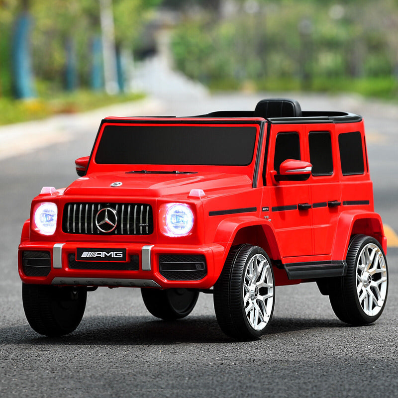 Load image into Gallery viewer, Licensed Mercedes-Benz G63 12V Kids Ride On Car with Music &amp; Remote Control - Red
