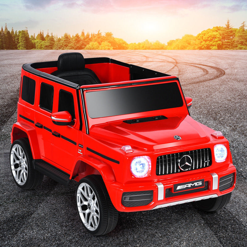 Load image into Gallery viewer, Licensed Mercedes-Benz G63 12V Kids Ride On Car with Music &amp; Remote Control - Red
