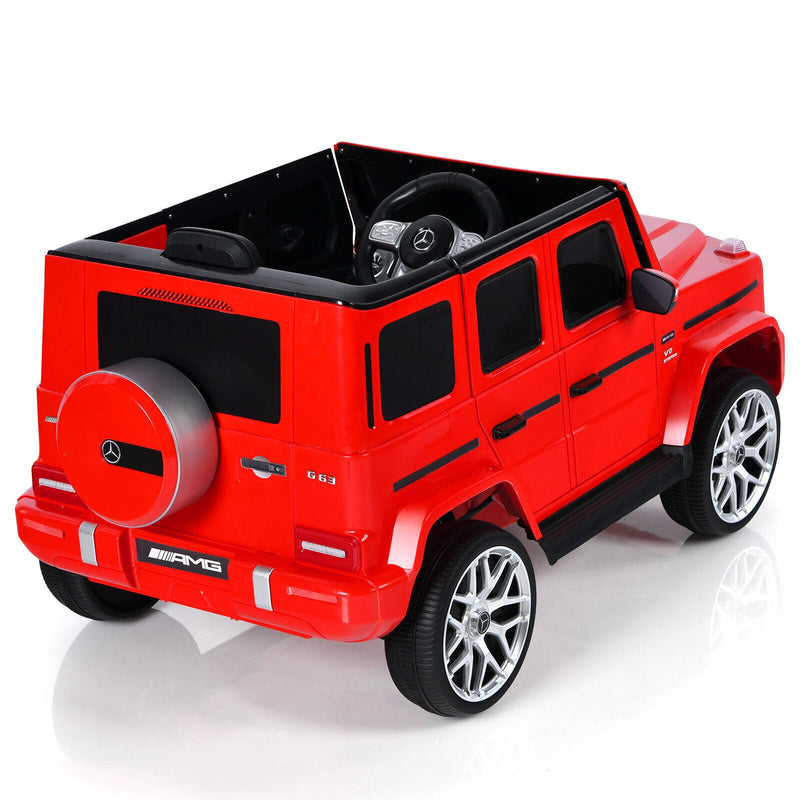 Load image into Gallery viewer, Licensed Mercedes-Benz G63 12V Kids Ride On Car with Music &amp; Remote Control - Red
